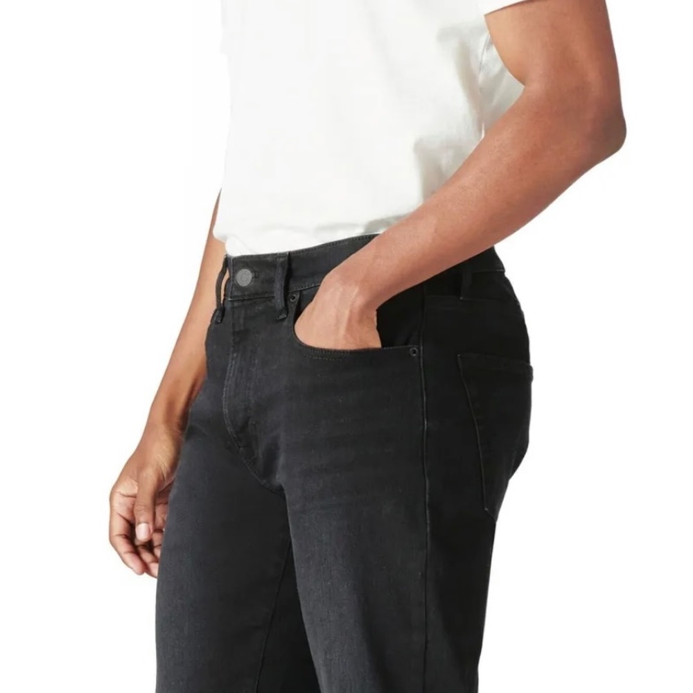 Lucky Brand Men’s 410 Stretch Jeans - Athletic Straight Fit-NEW- 40x32- BLACK - Picture 4 of 5